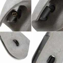 Aplique de pared cemento