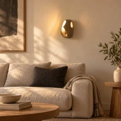 Aplique de pared cemento