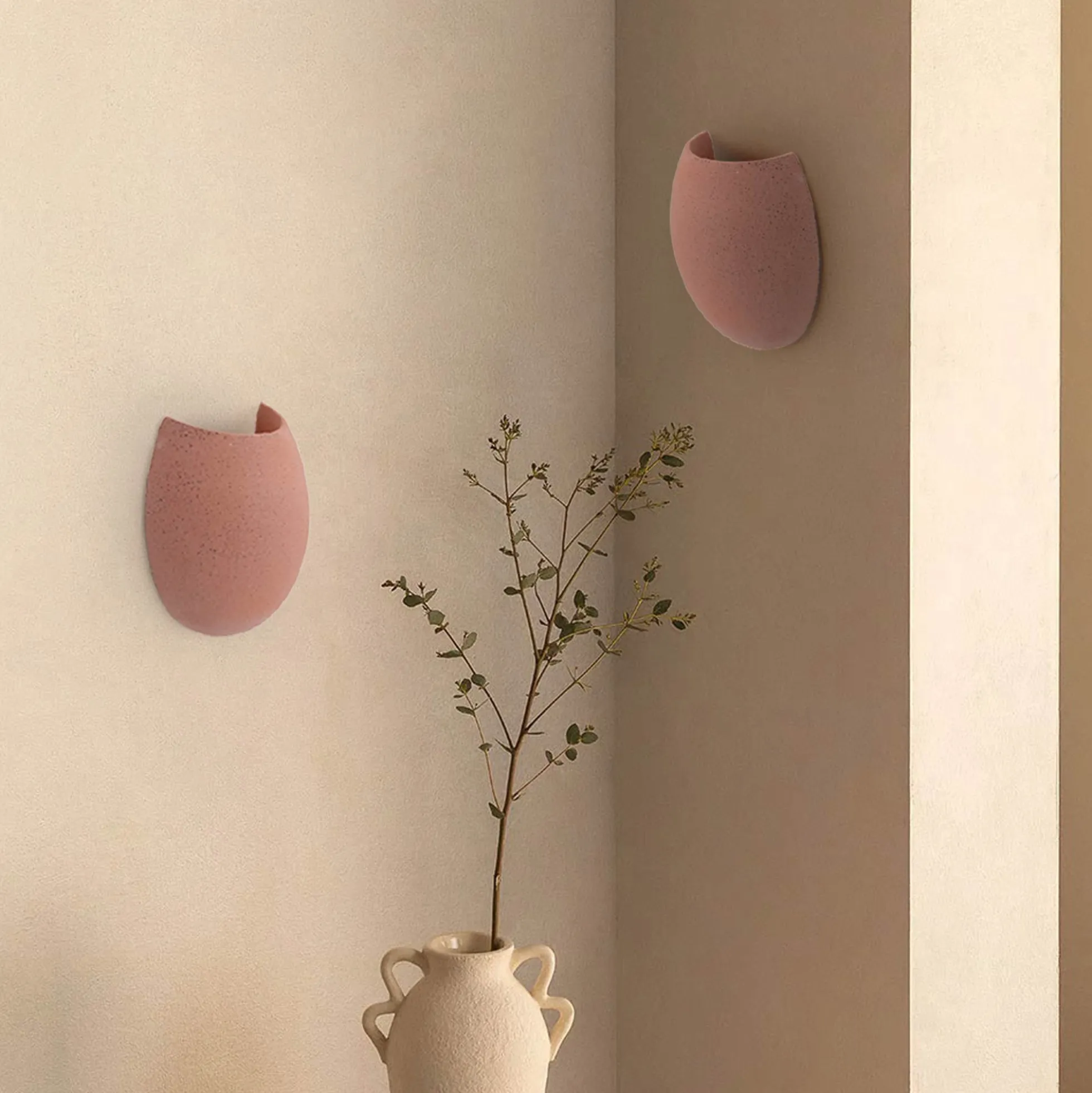 Aplique de pared cemento "Semba" - 3 colores - 1 x G9