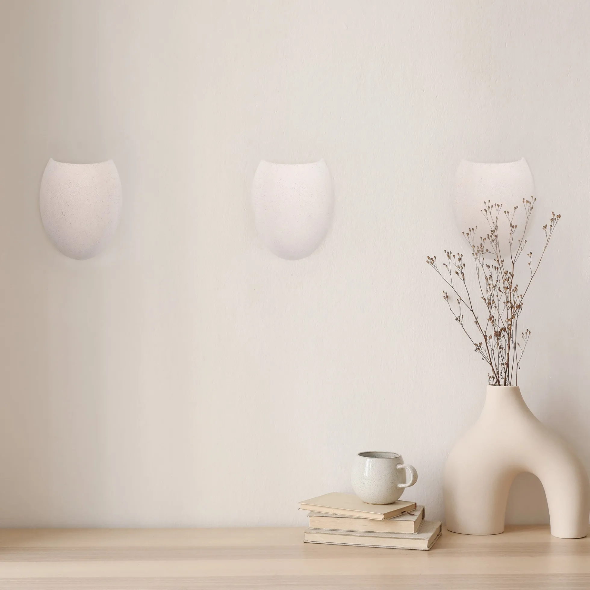 Aplique de pared cemento "Semba" - 3 colores - 1 x G9