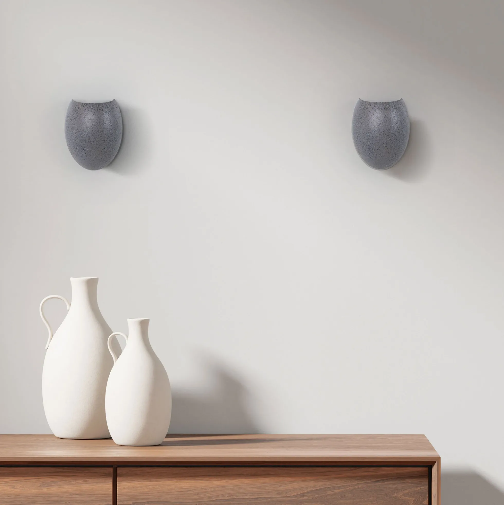 Aplique de pared cemento "Semba" - 3 colores - 1 x G9