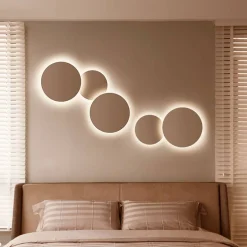 Aplique de pared circular