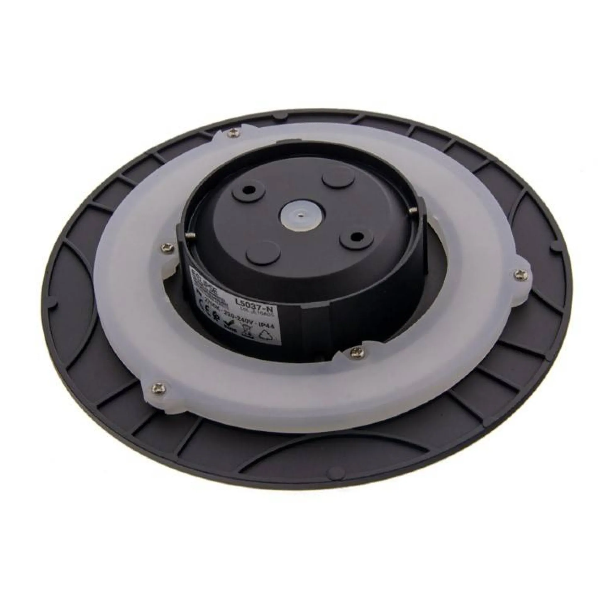 Aplique de pared circular "Eclipse" 12W - Chip Samsung - Luz cálida - IP44 - Ø 25cm