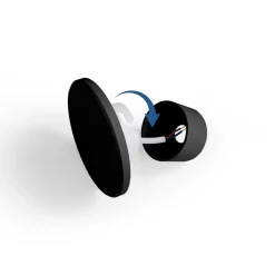 Aplique de pared circular "Eclipse" 9W - CCT - IP65
