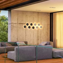 Aplique de pared circular