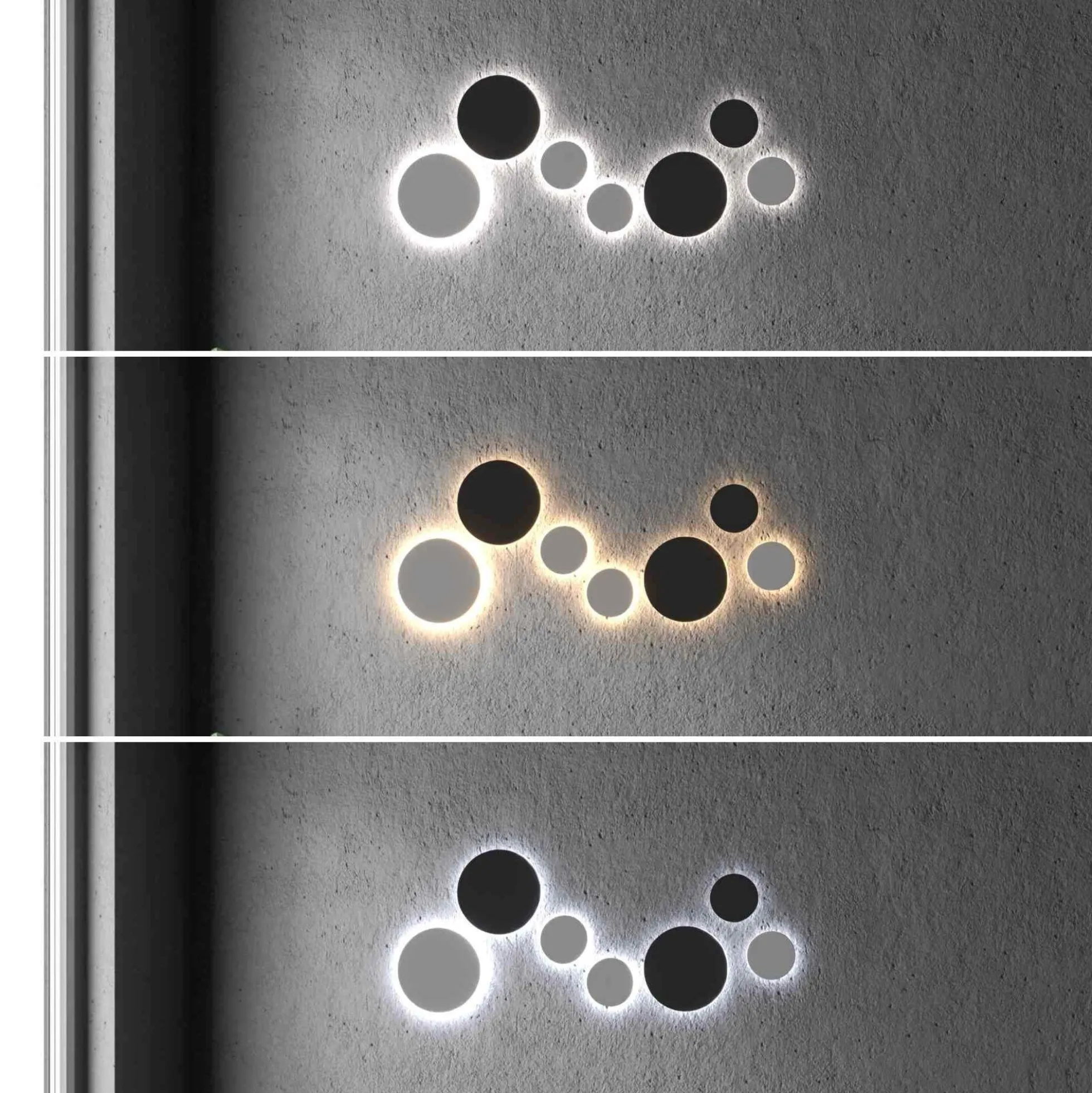 Aplique de pared circular "Eclipse" 9W - CCT - IP65