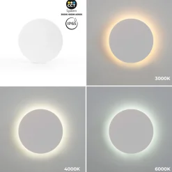 Aplique de pared circular