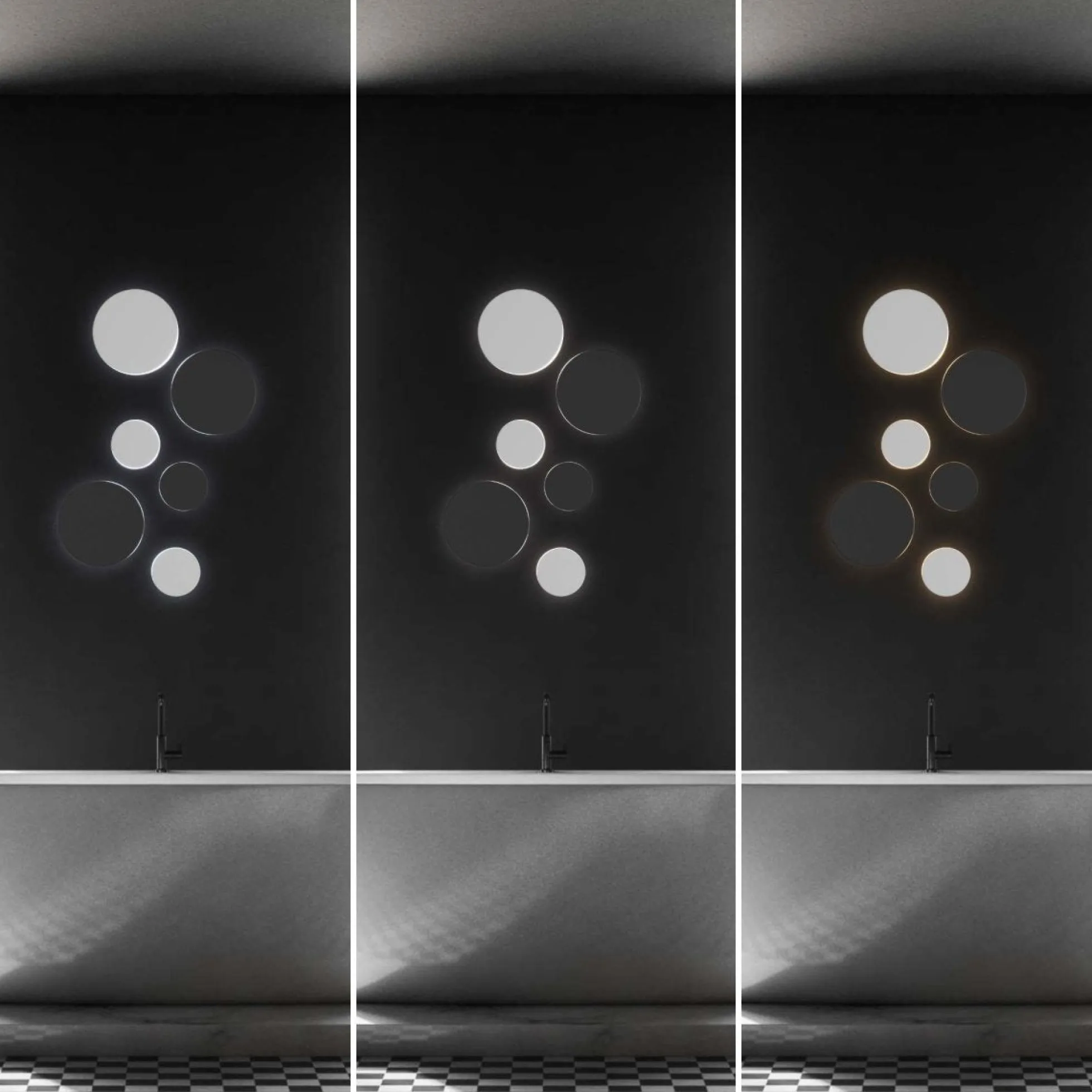 Aplique de pared circular "Eclipse" 18W - CCT - IP65