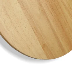Aplique de pared circular en madera