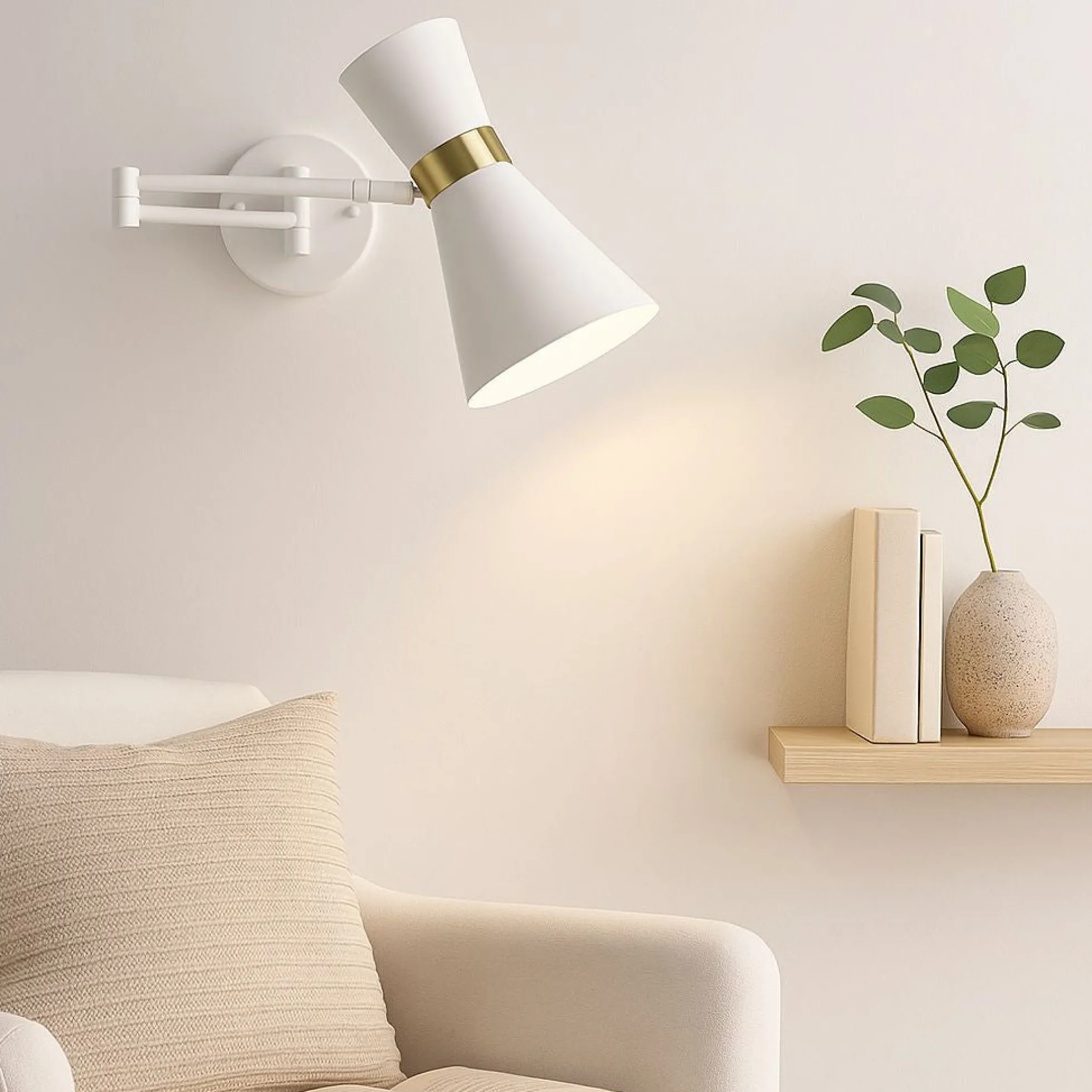 Aplique de pared con brazo articulado "Mode"