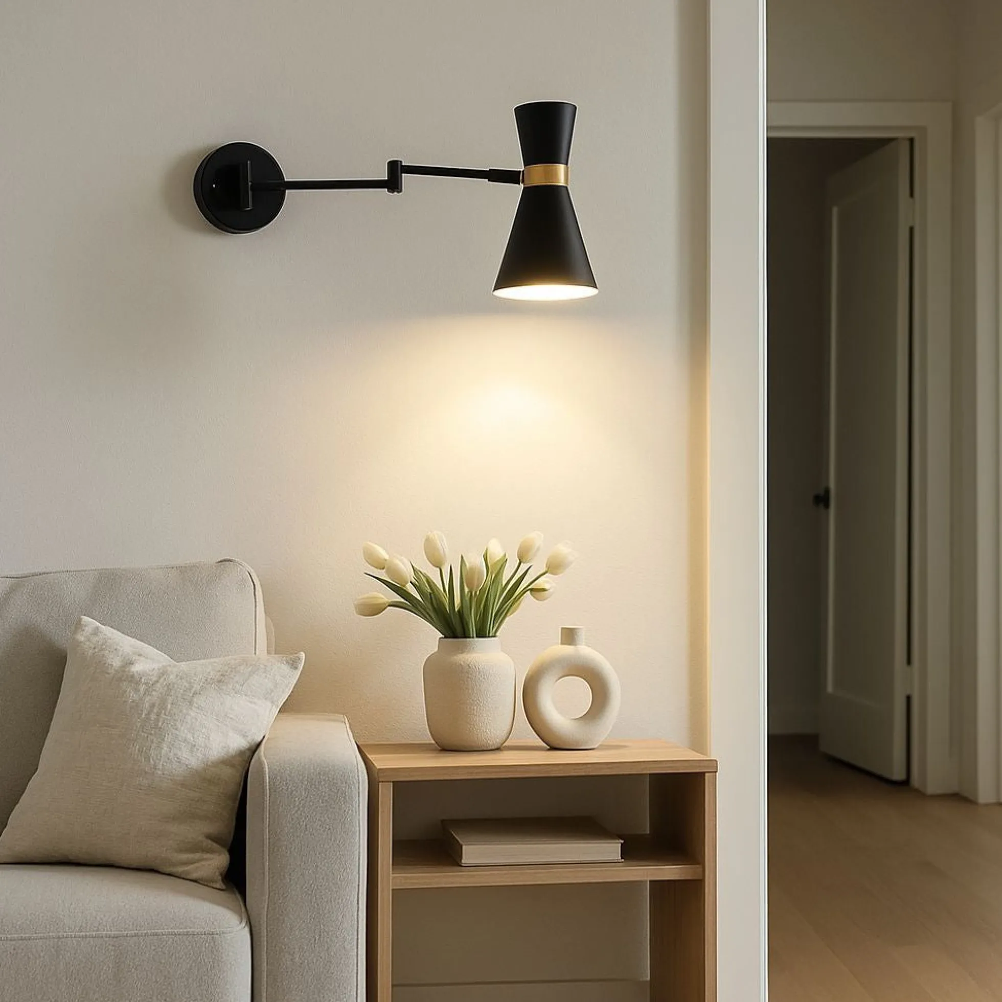 Aplique de pared con brazo articulado "Mode"