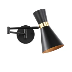 Aplique de pared con brazo articulado