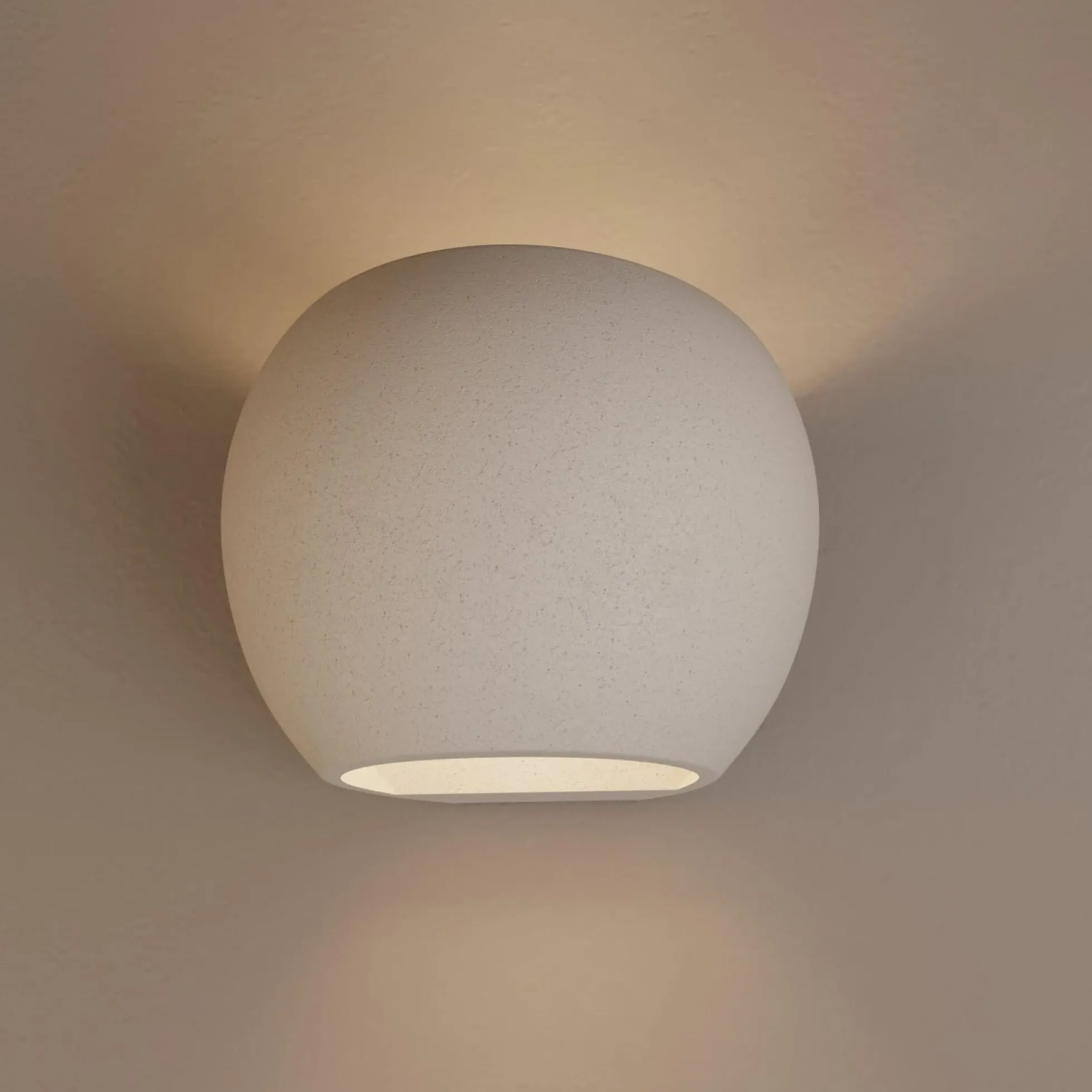 Aplique de pared concreto "Ball" - Up & down - 1 x G9