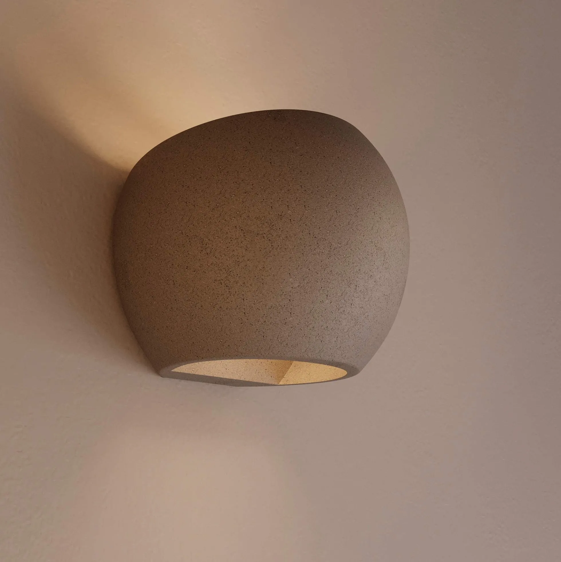 Aplique de pared concreto "Ball" - Up & down - 1 x G9