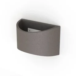 Aplique de pared concreto "Raquel" - Up & down - 1 x G9
