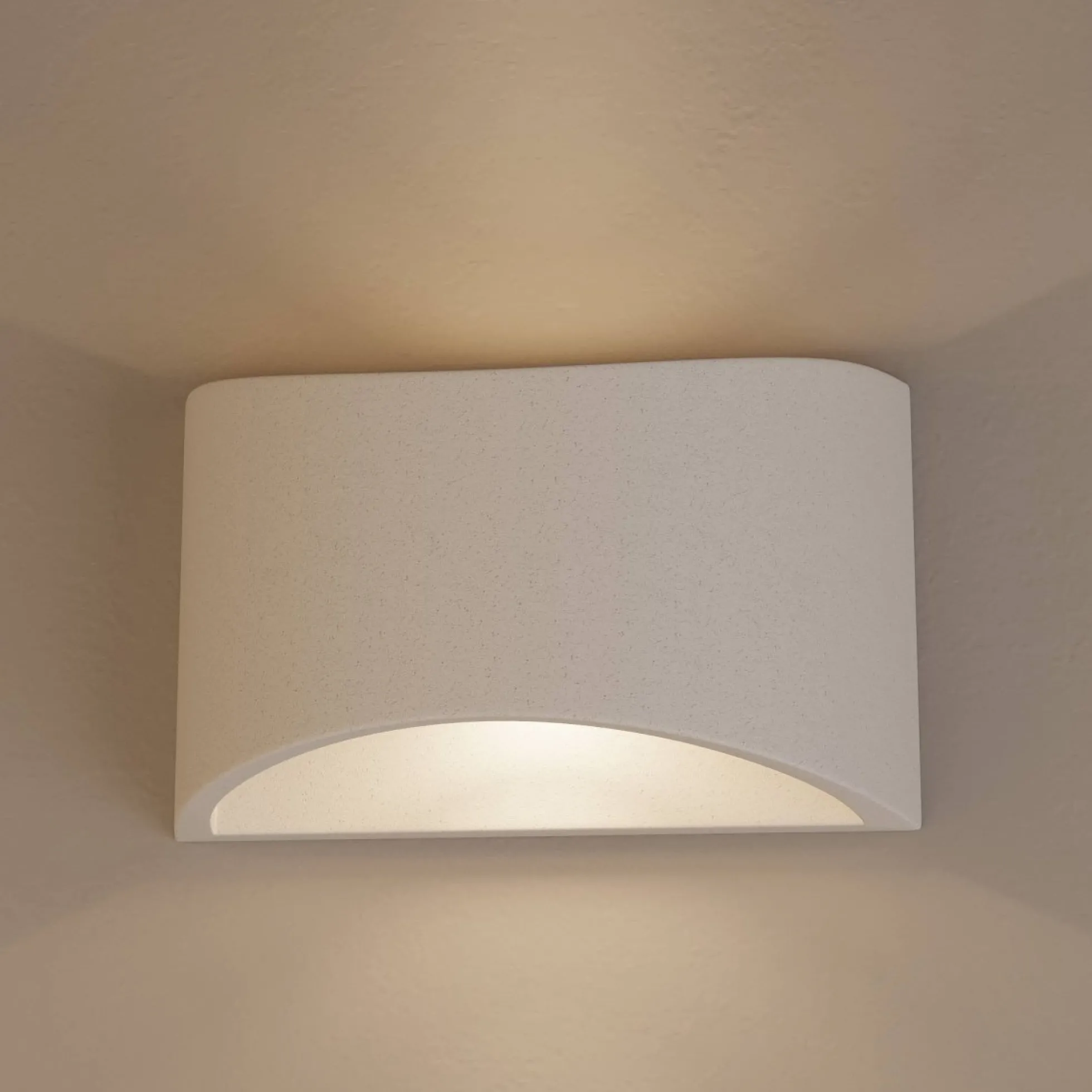 Aplique de pared concreto "Raquel" - Up & down - 1 x G9