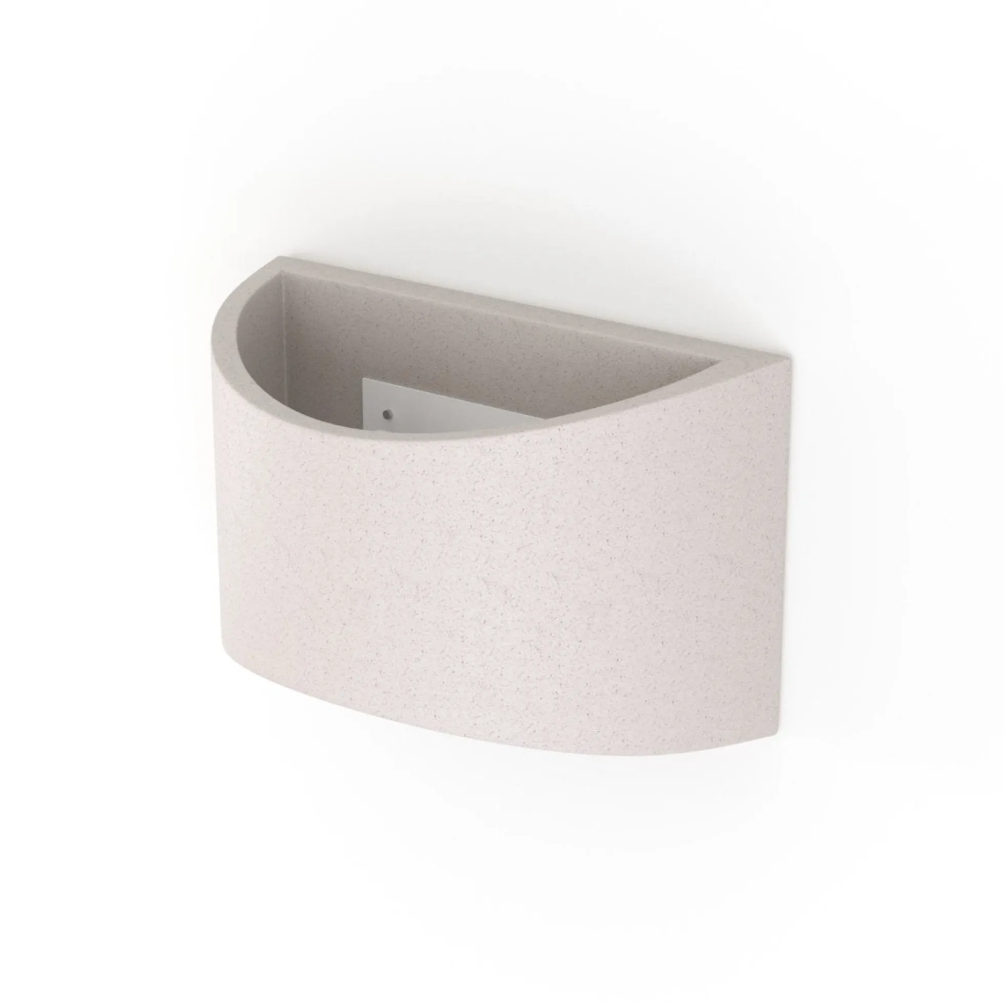 Aplique de pared concreto "Raquel" - Up & down - 1 x G9