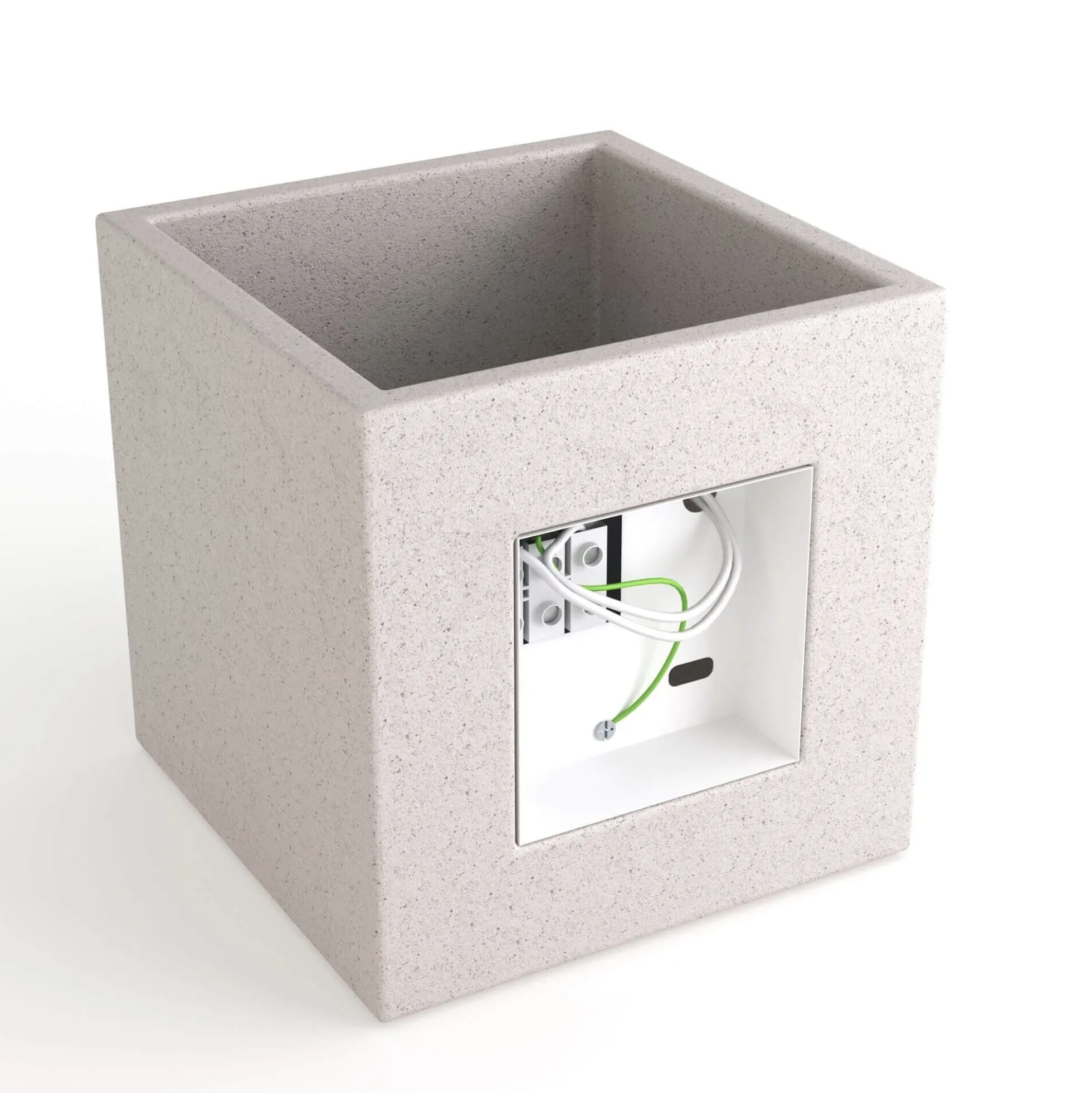 Aplique de pared concreto "Runt" - Up & down - 1 x G9