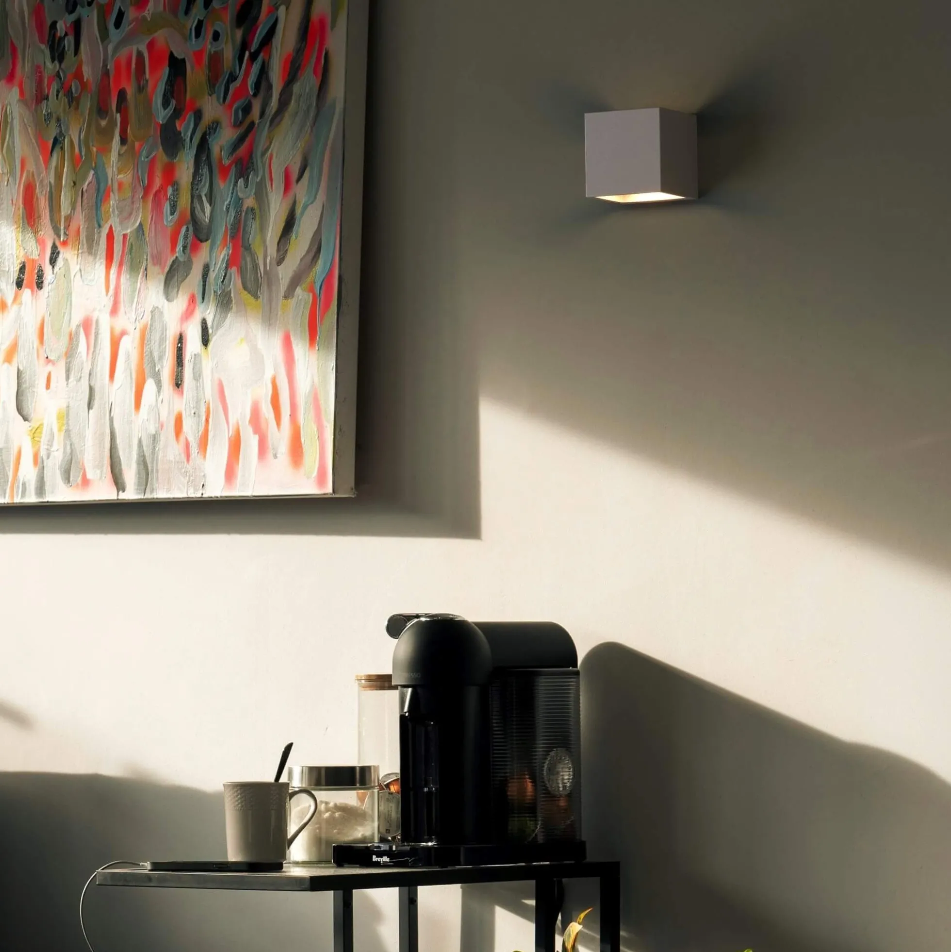 Aplique de pared concreto "Runt" - Up & down - 1 x G9