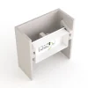 Aplique de pared concreto "Scuad" - Cuadrado - Up & down - 1 x G9