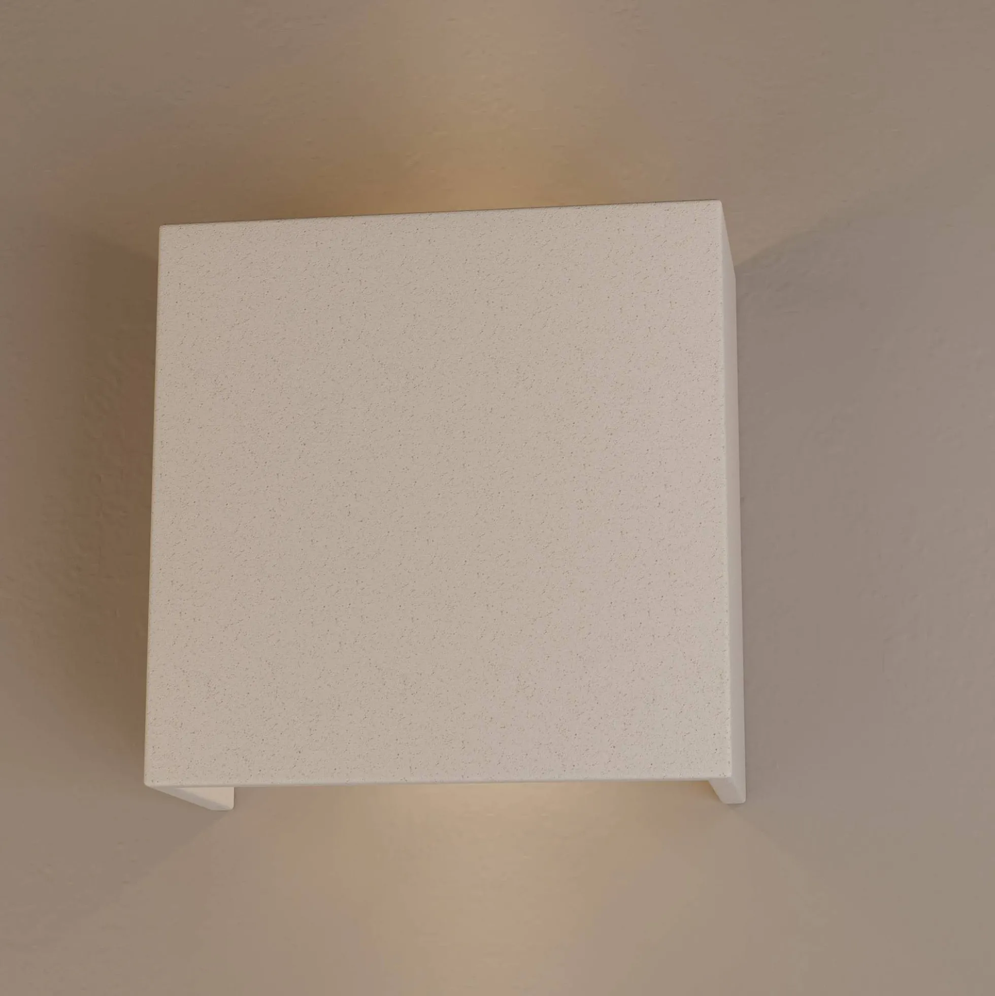 Aplique de pared concreto "Scuad" - Cuadrado - Up & down - 1 x G9