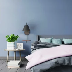 Aplique de pared con estante de apoyo