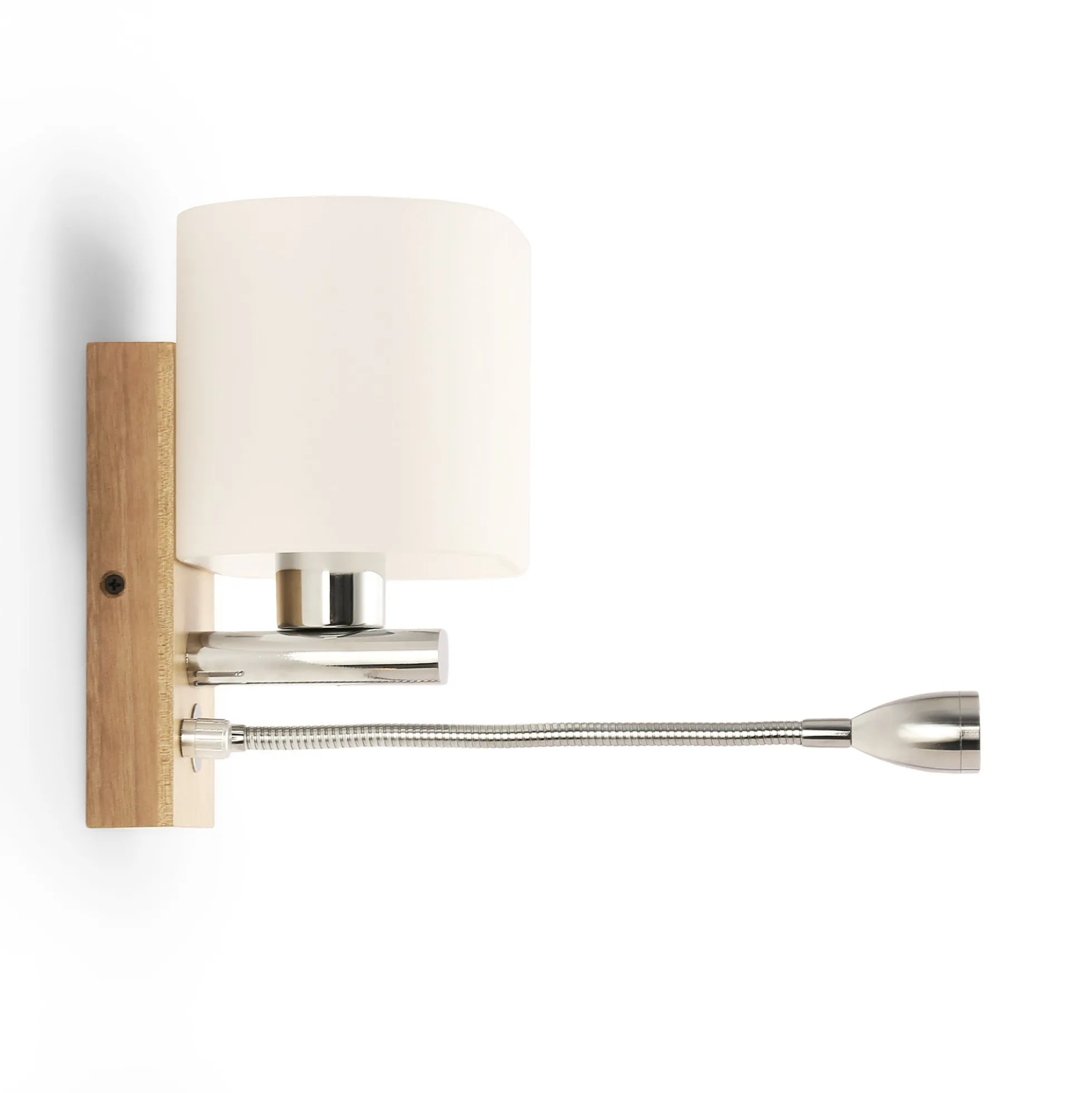 Aplique de pared con foco LED para lectura "Arti" - E27 + 3W