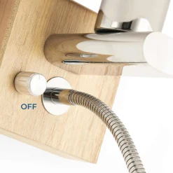 Aplique de pared con foco LED para lectura