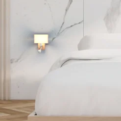 Aplique de pared con foco LED para lectura