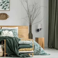 Aplique de pared con pantalla e interruptor Classic
