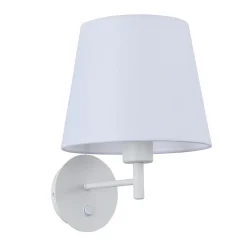 Aplique de pared con pantalla e interruptor Classic