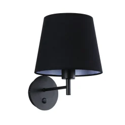 Aplique de pared con pantalla e interruptor Classic