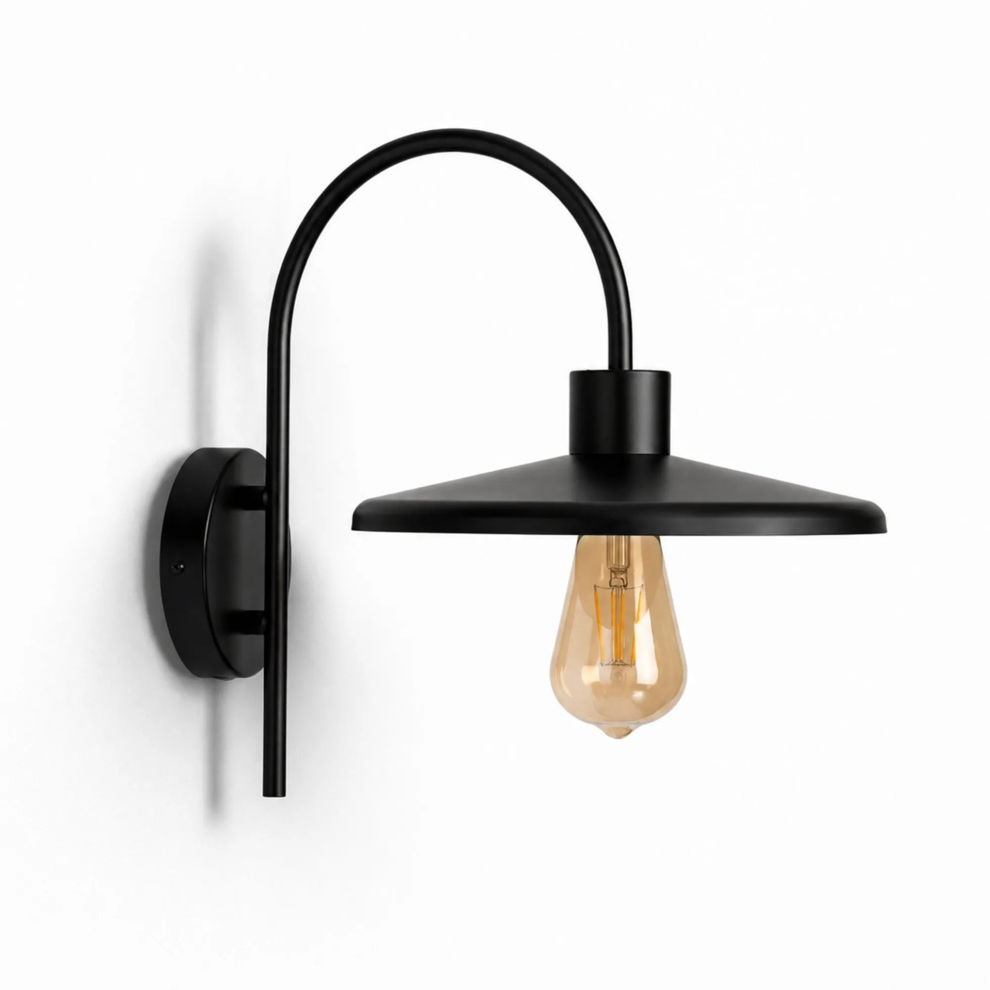 Aplique de pared de diseño "Hook" - E27