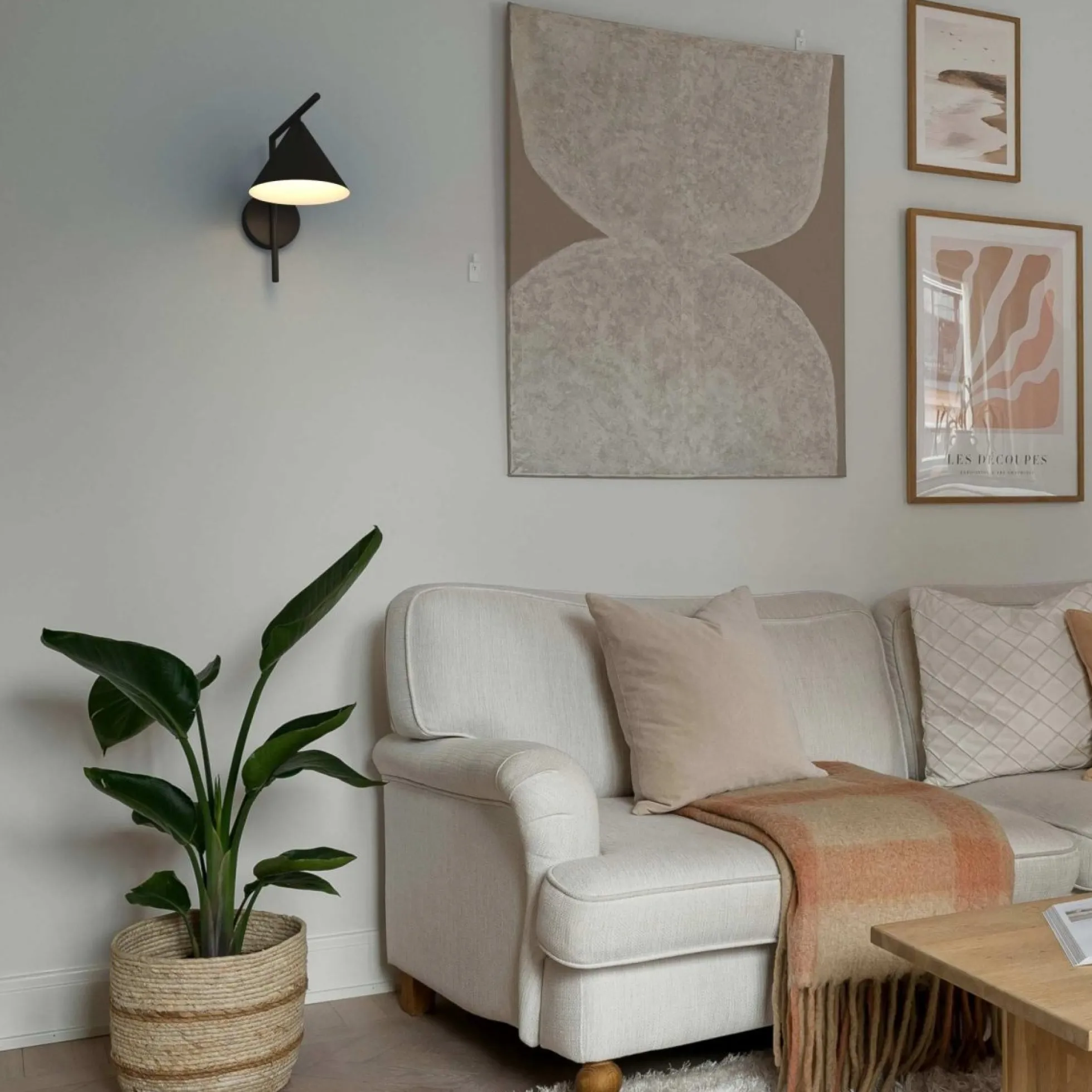 Aplique de pared de diseño "LUSSY" - E27