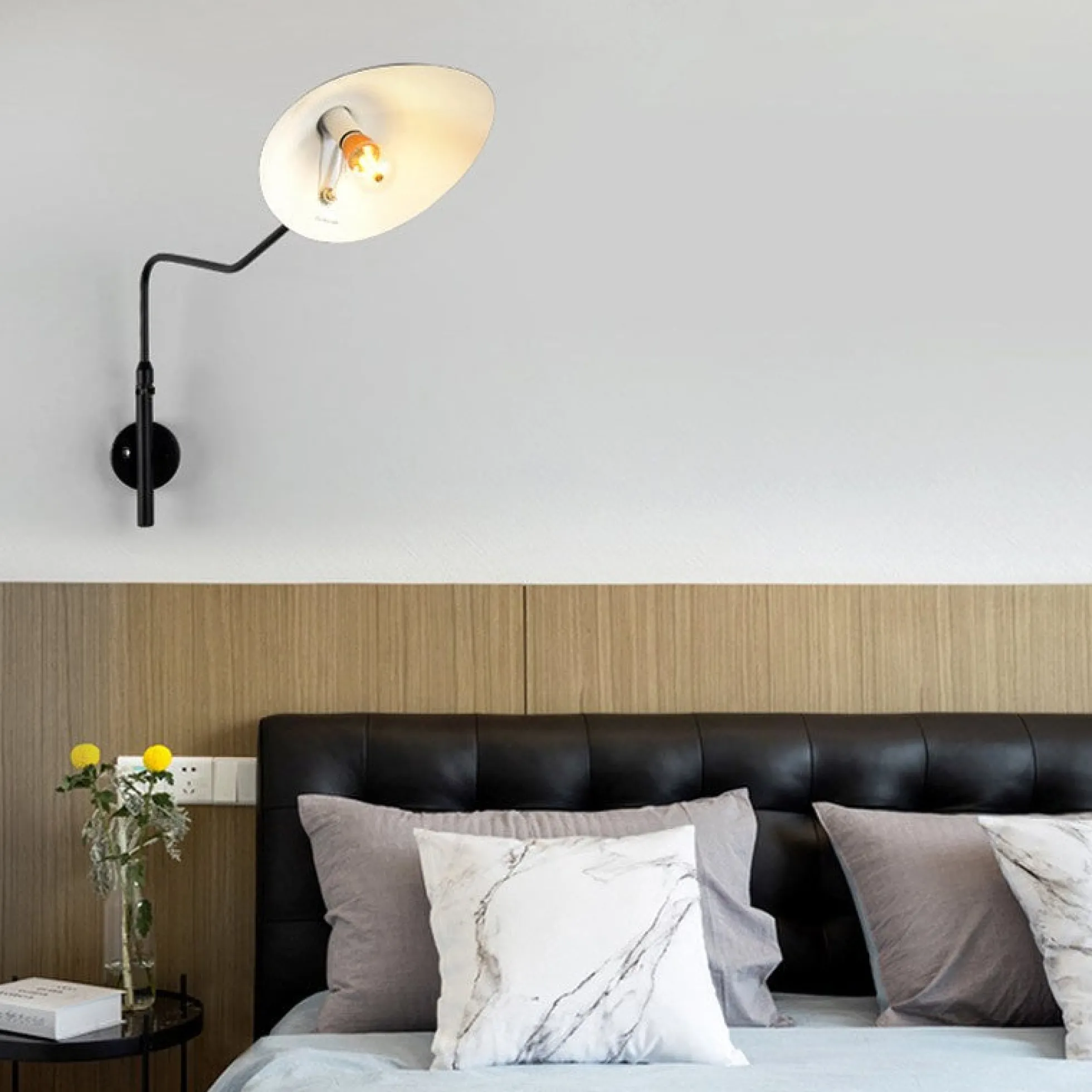 Aplique de pared de diseño "Millan" - E27
