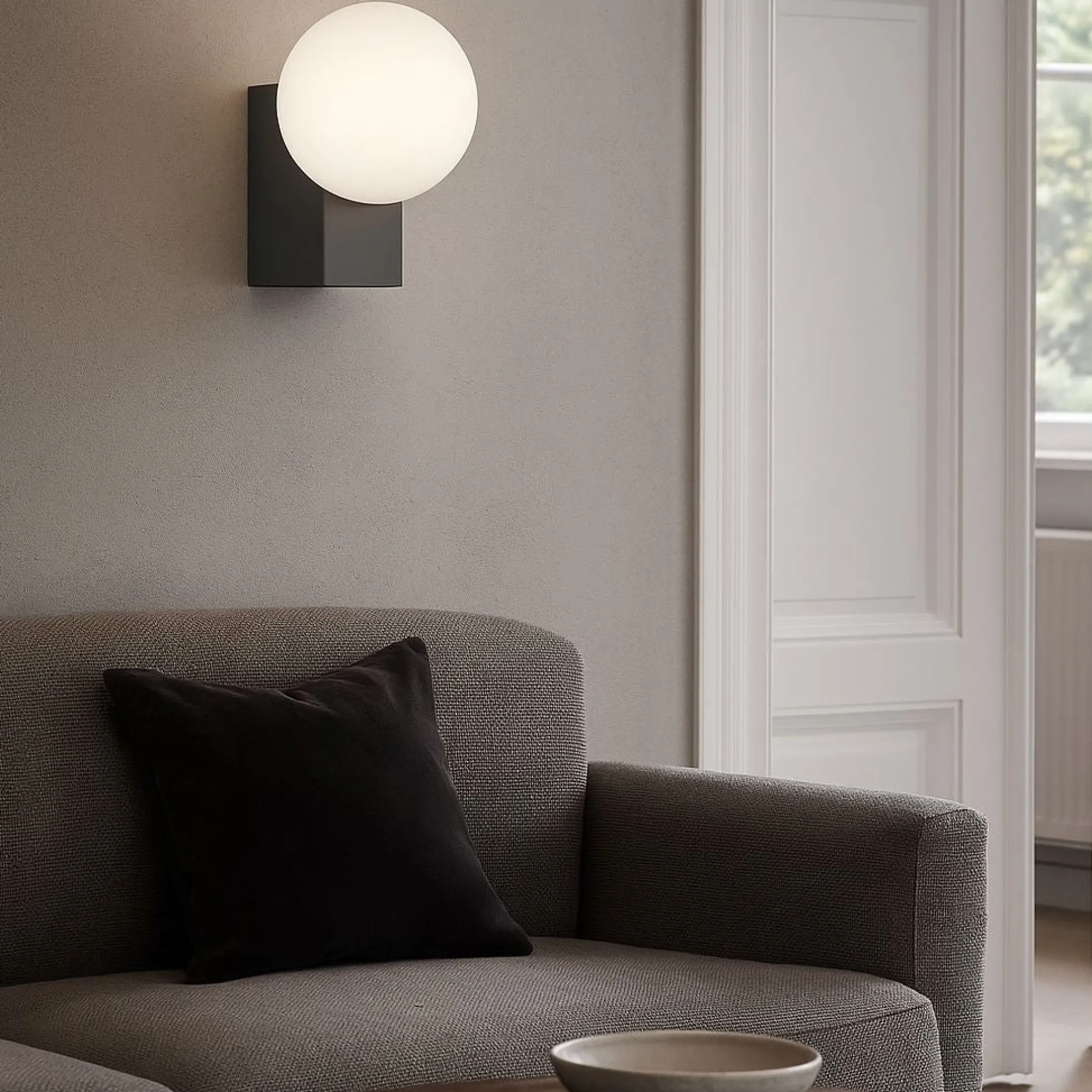 Aplique de pared de diseño "SIDERAL" - G9 - Bola de cristal