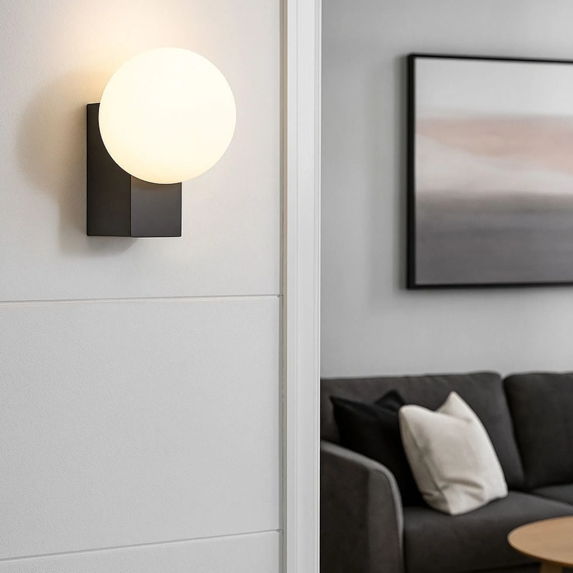 Aplique de pared de diseño "SIDERAL" - G9 - Bola de cristal