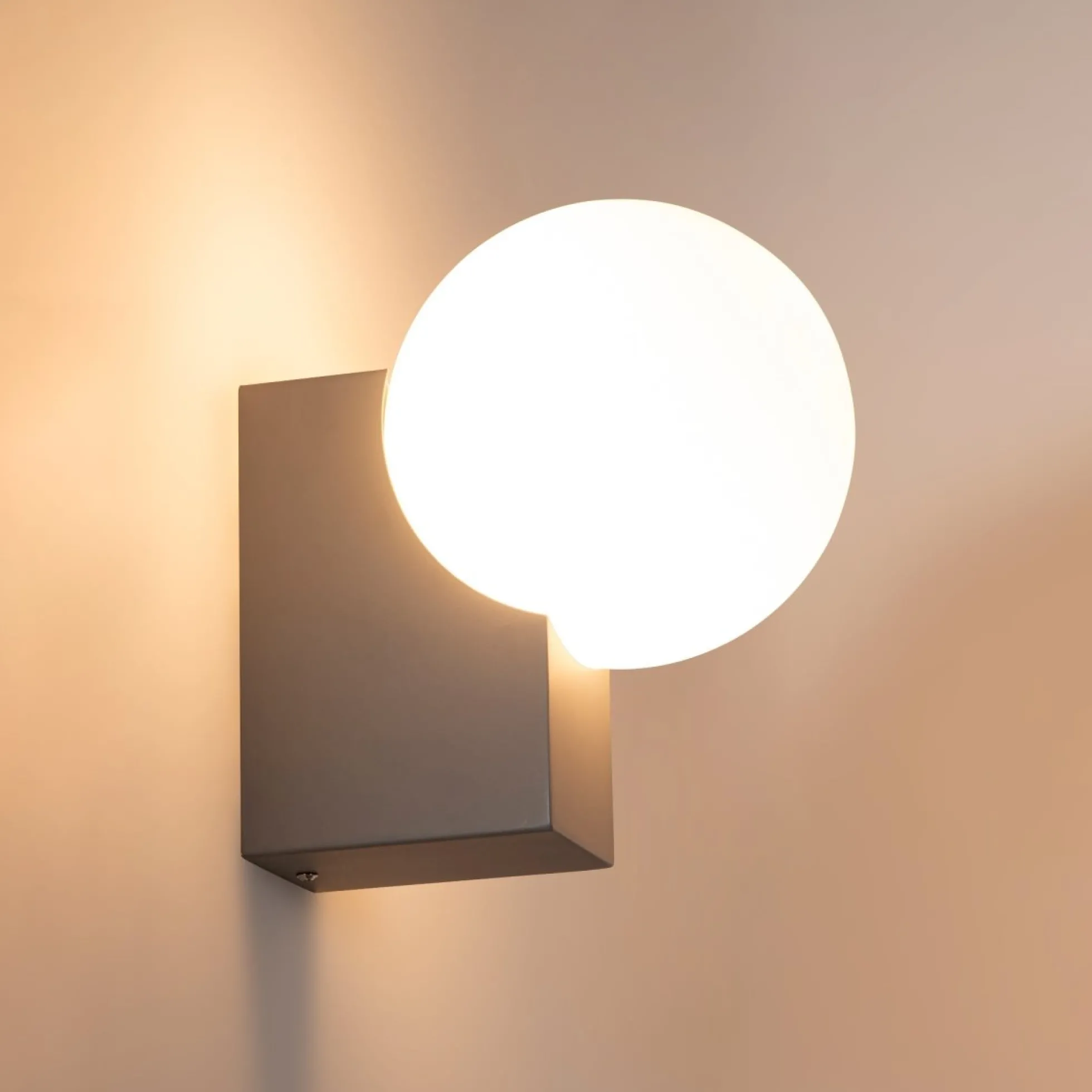 Aplique de pared de diseño "SIDERAL" - G9 - Bola de cristal