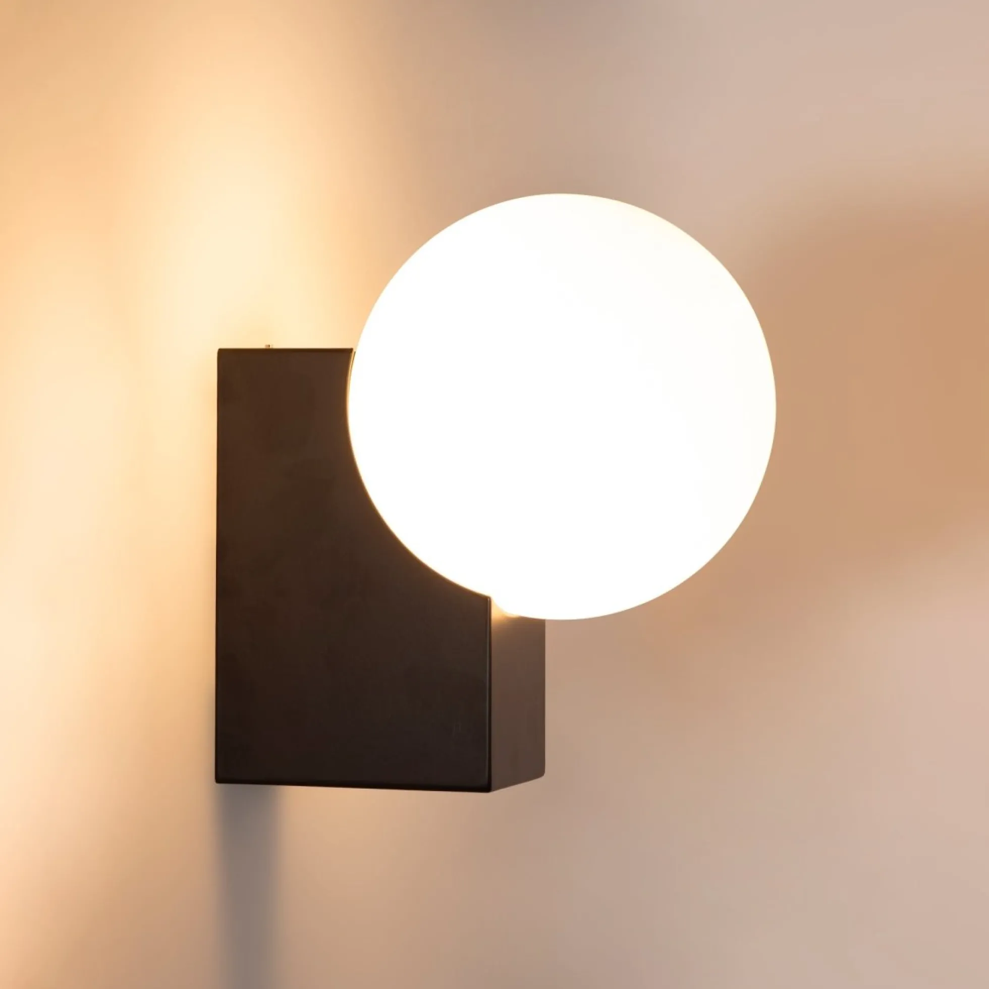 Aplique de pared de diseño "SIDERAL" - G9 - Bola de cristal