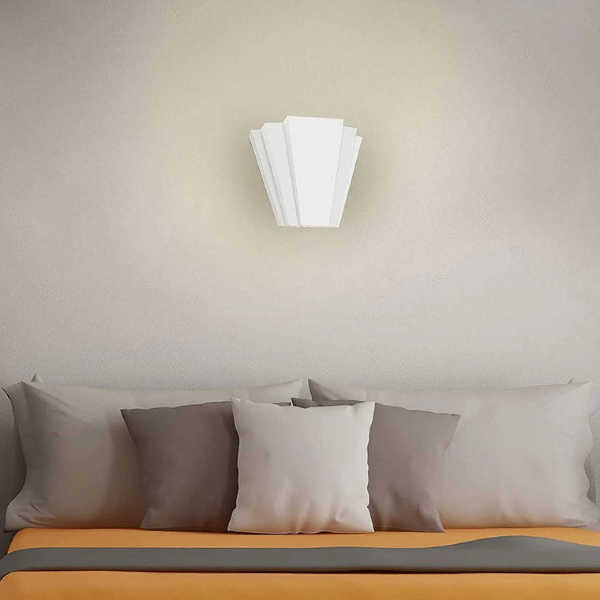 Aplique de pared de escayola "BINIE"G9