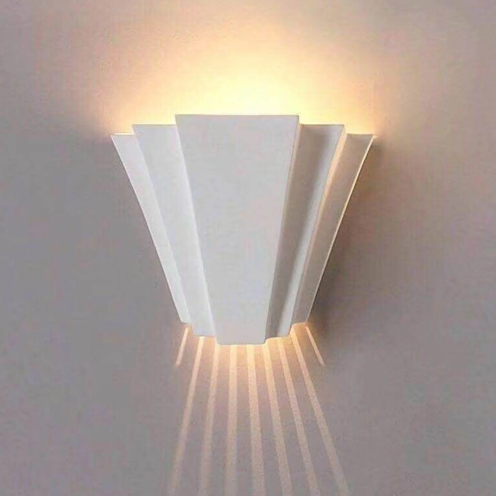 Aplique de pared de escayola "BINIE"G9