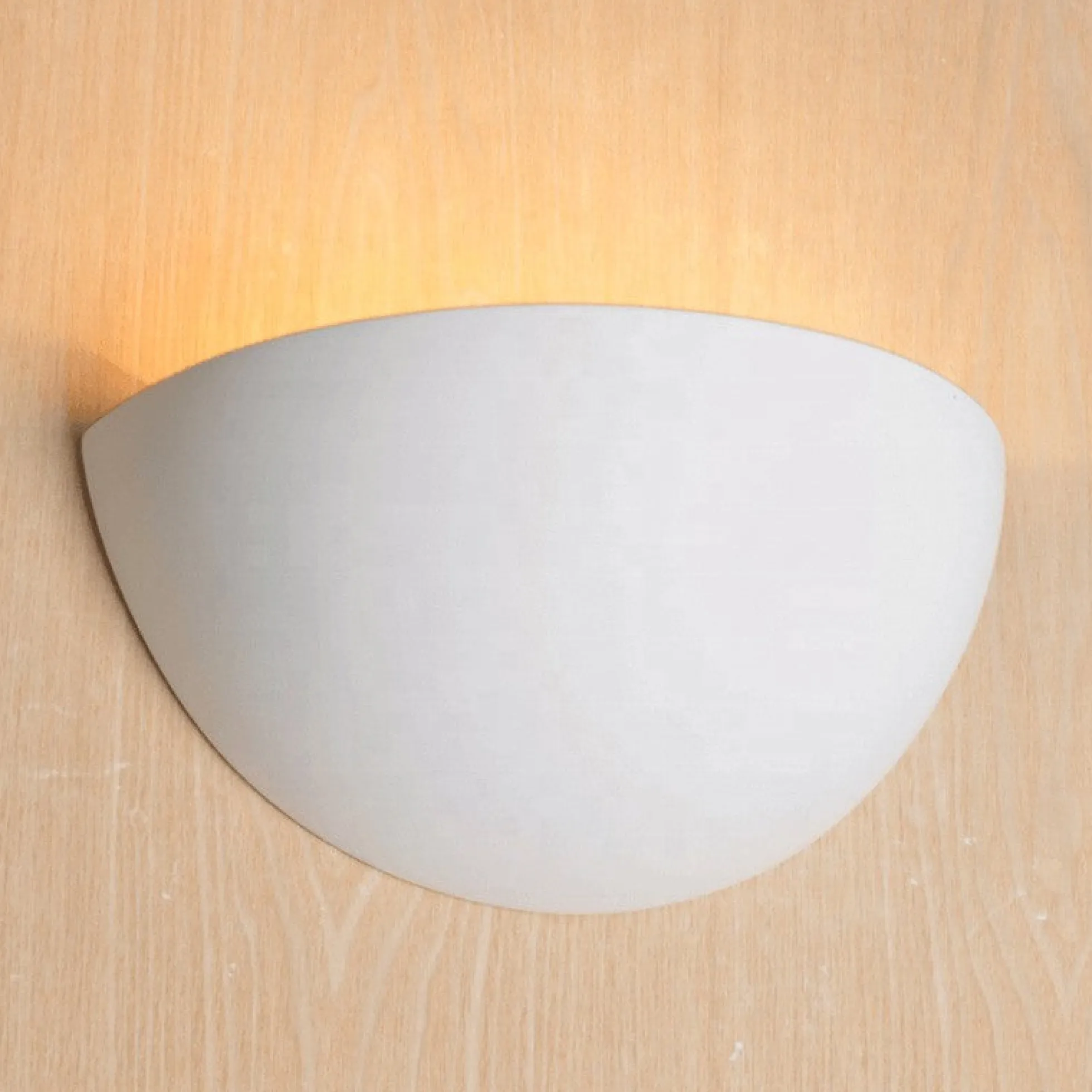 Aplique de pared de escayola "HALF" E14
