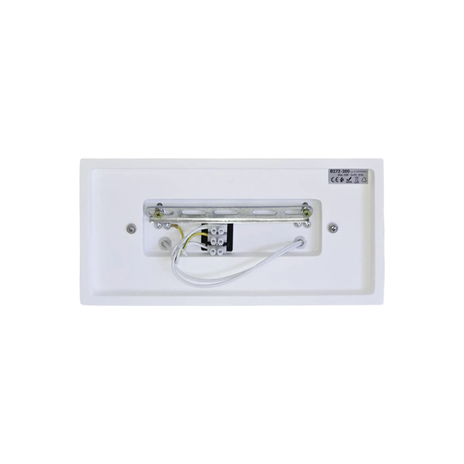 Aplique de pared de escayola "PEARL 300" - Doble cara - G9