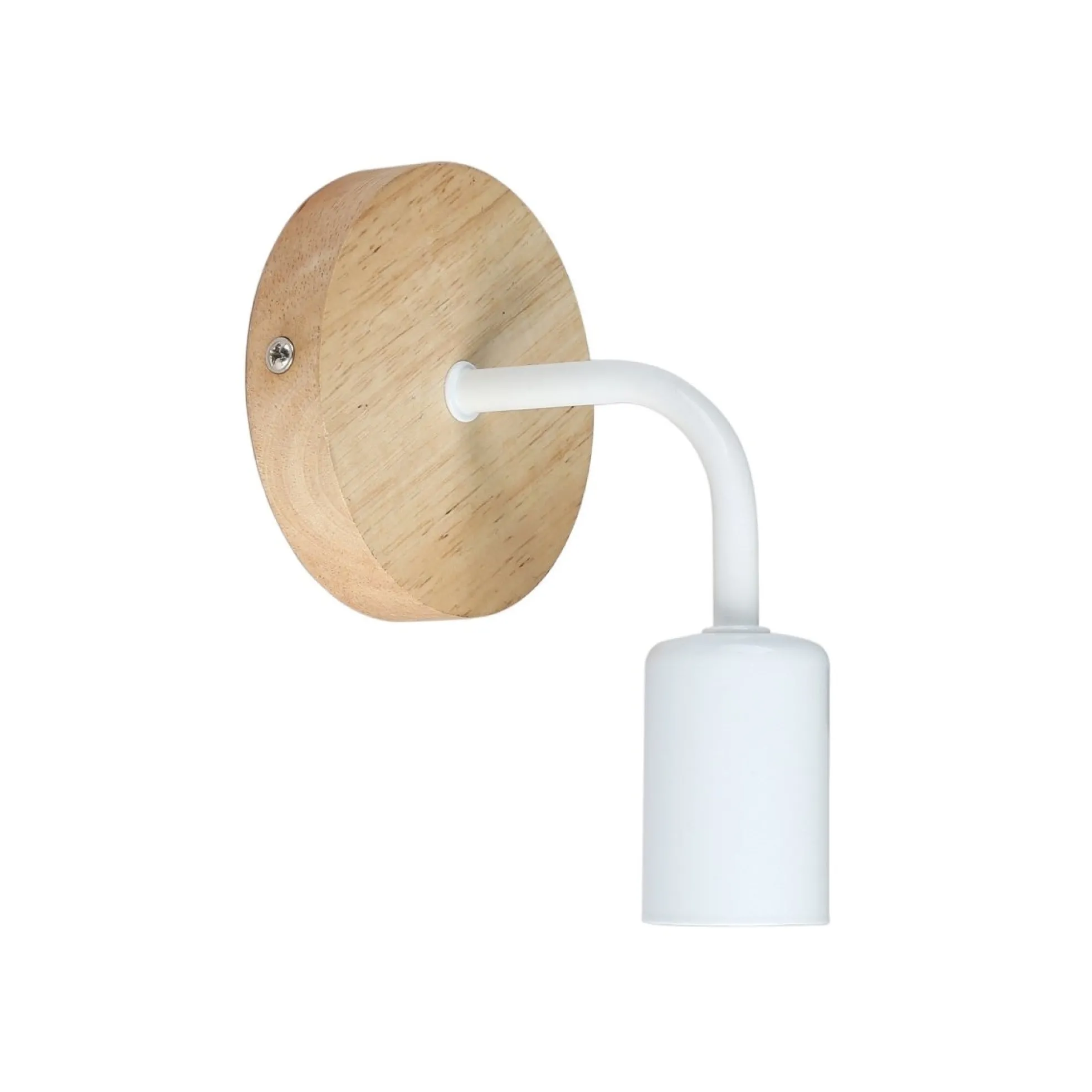 Aplique de pared de madera y metal "Morgan"