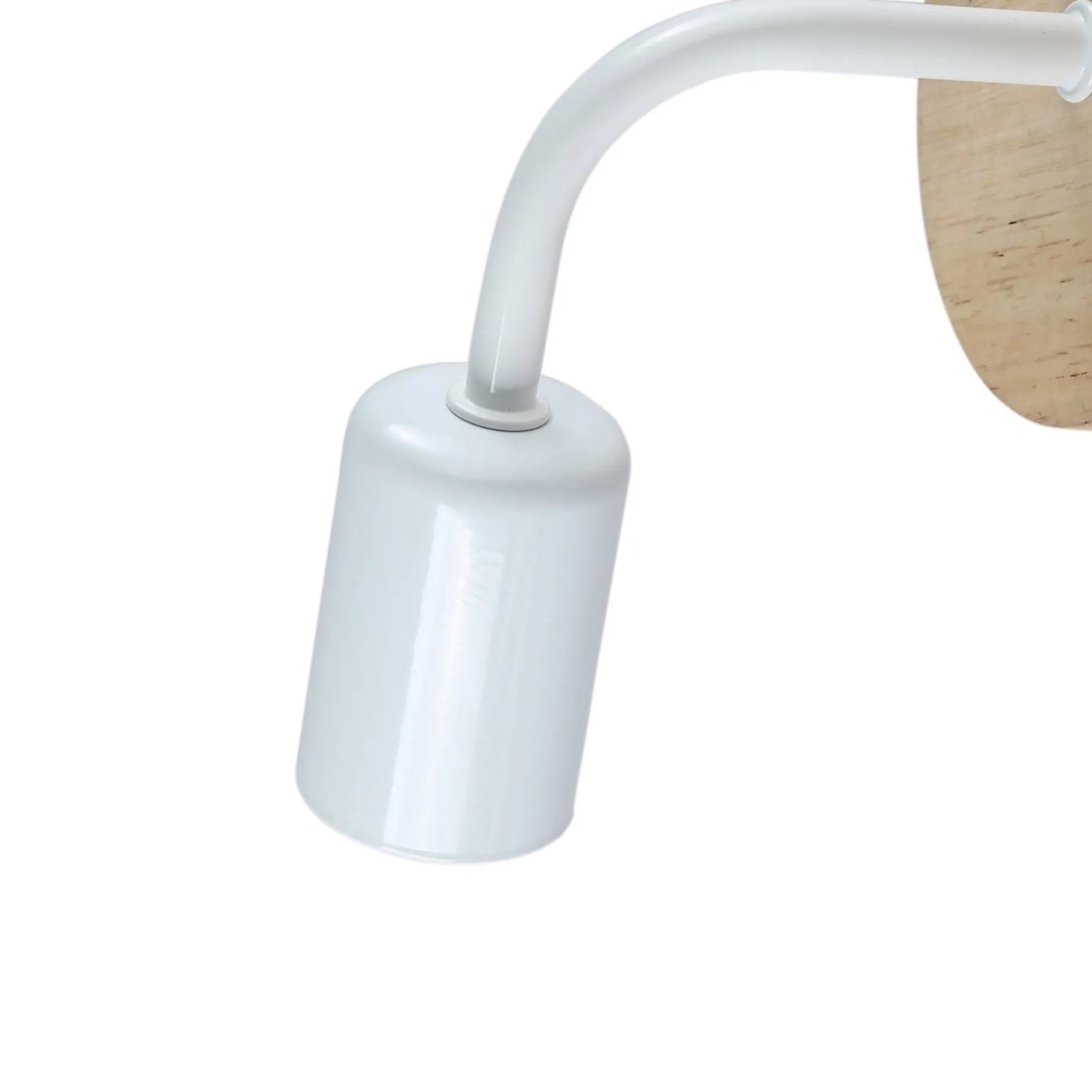 Aplique de pared de madera y metal "Morgan"