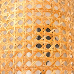 Aplique de pared de mimbre