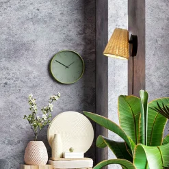 Aplique de pared de mimbre