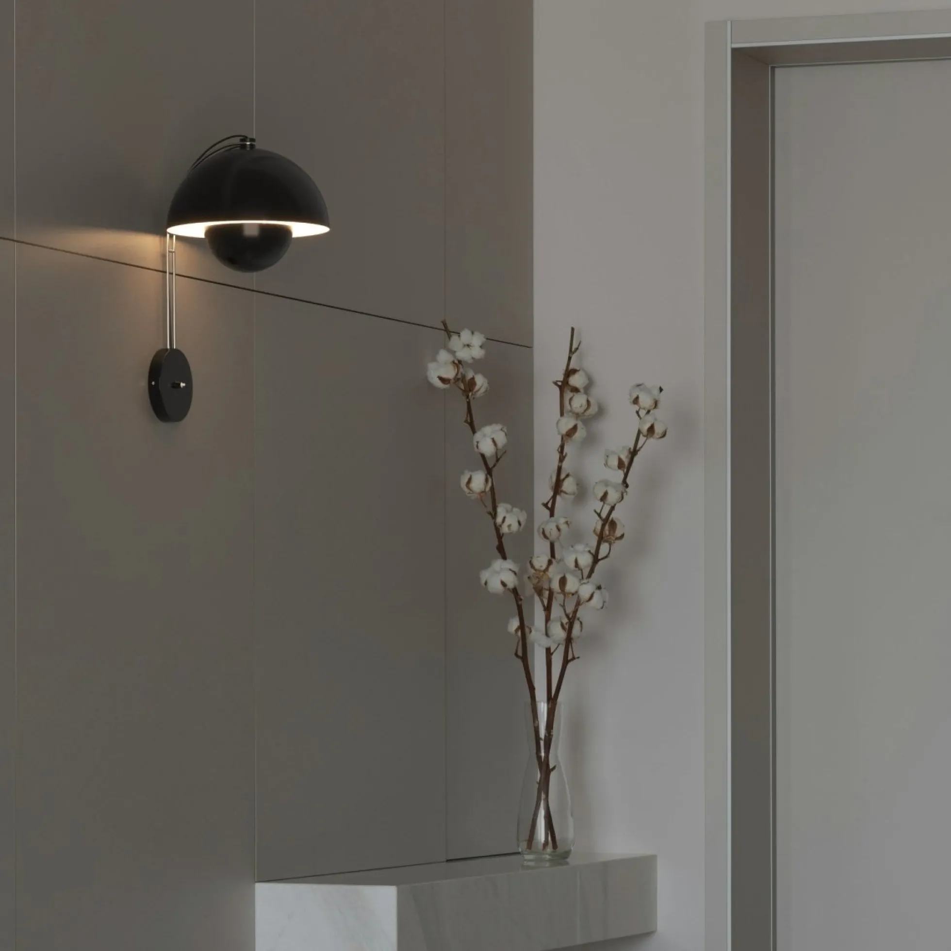 Aplique de pared diseño vintage "Ann" - E27