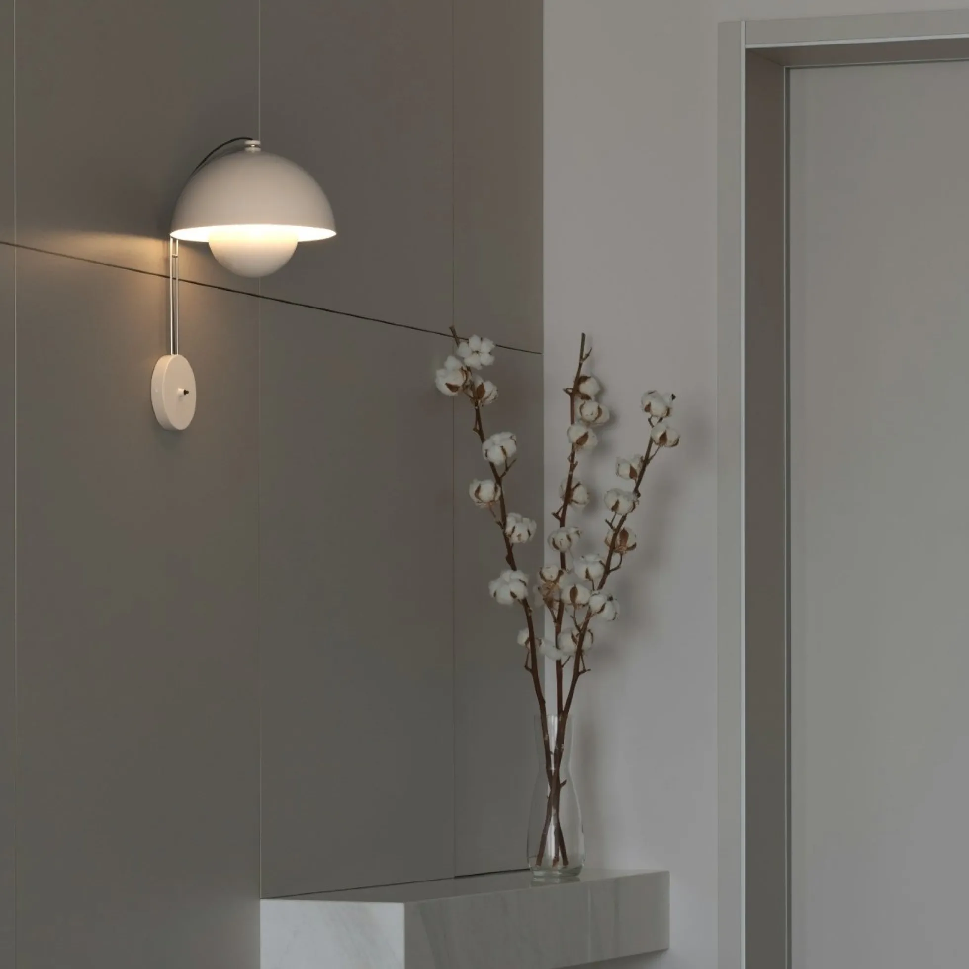 Aplique de pared diseño vintage "Ann" - E27