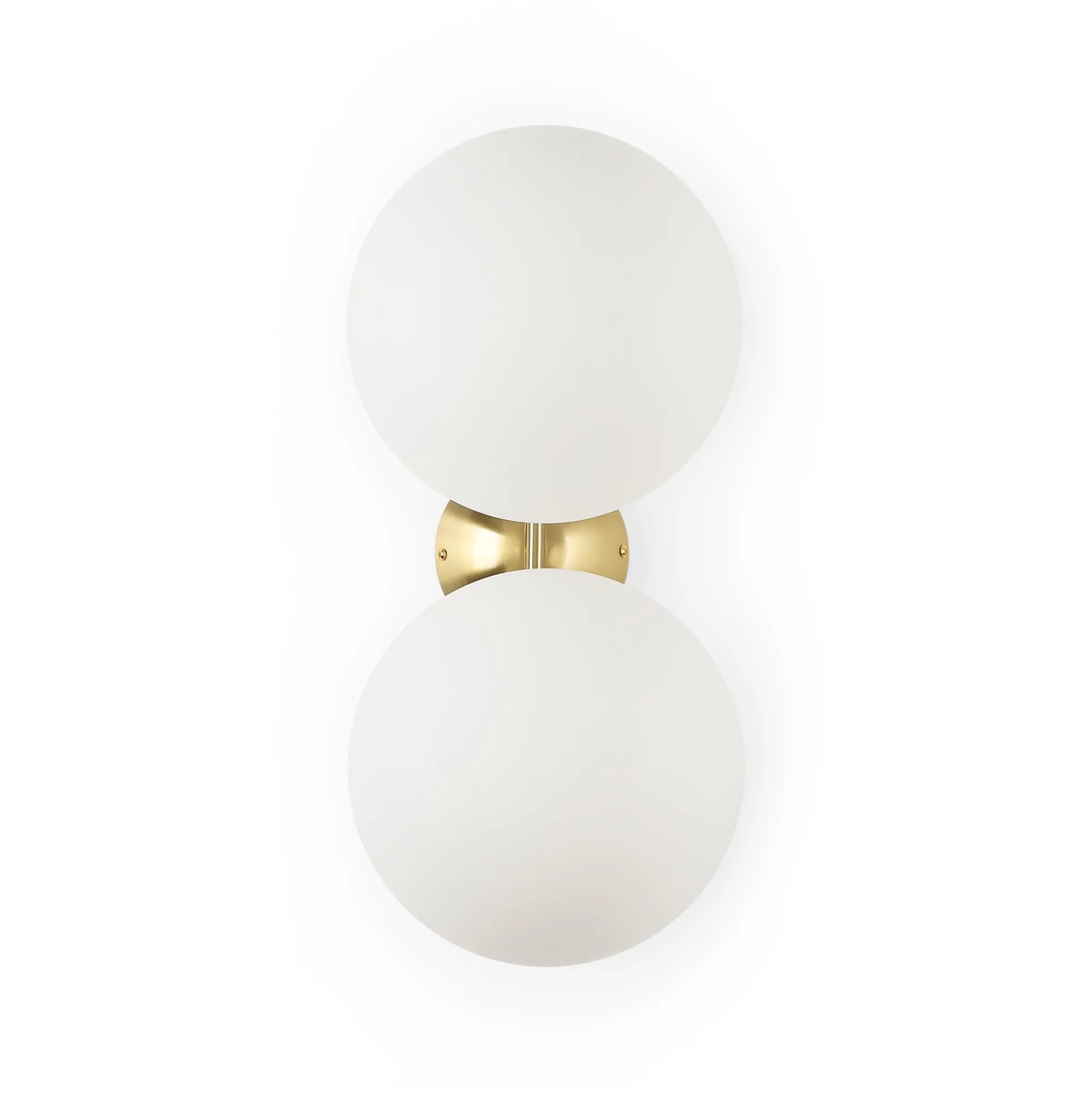 Aplique de pared doble bola cristal "VIC 220" - E27 - Ø 22cm